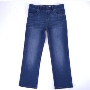 Betabrand Blue 4-Pocket Straight Leg Jeans Size M Petite MP